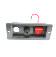 Red Power Button for Treadmill 0902 - BT0902 - Tecnopro